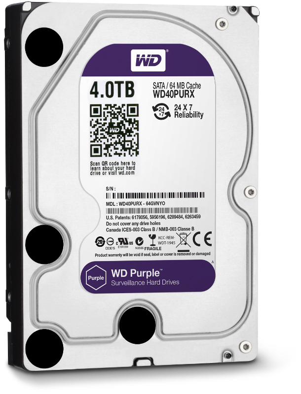 DYSK WD PURPLE 4TB WD40PURX