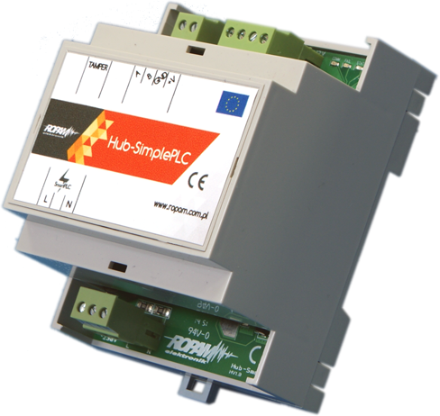 Autonomiczny koncertrator ROPAM Hub-SimplePLC-D4M