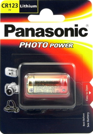 Bateria PANASONIC CR123A (Blister 1szt.)