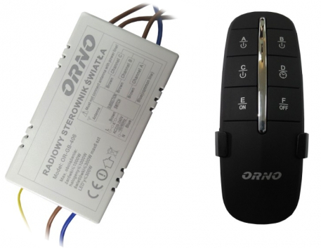 Bezprzewodowy sterownik oświetlenia ORNO OR-GB-406
