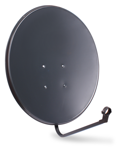 CZASZA ANTENA SATELITARNA GRAFITOWA Z LOGIEM ELTROX FI 80 CM