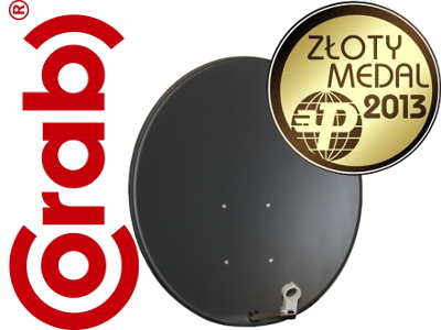 ANTENA CZASZA SATELITARNA CORAB 90 CM GRAFITOWA