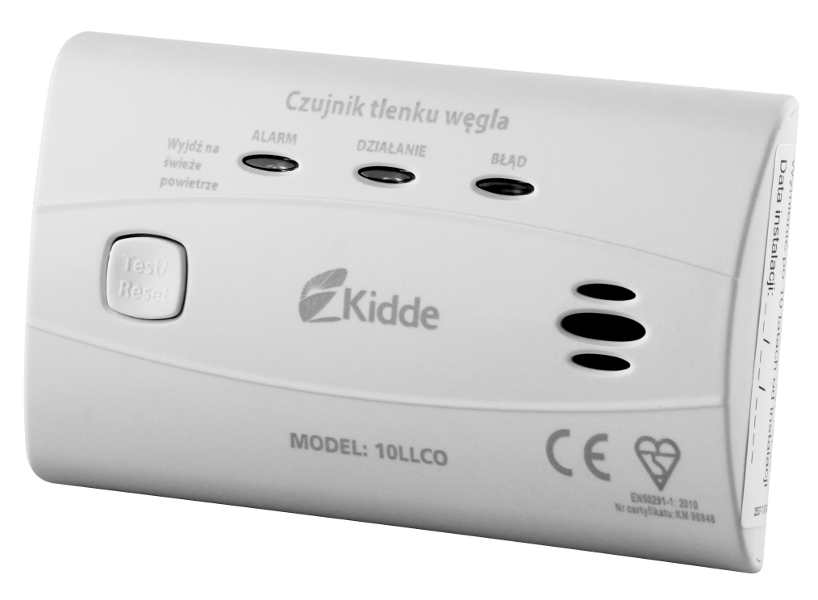 CZUJNIK KIDDE TLENKU WĘGLA, CZADU, Z BAT. 10LLCO