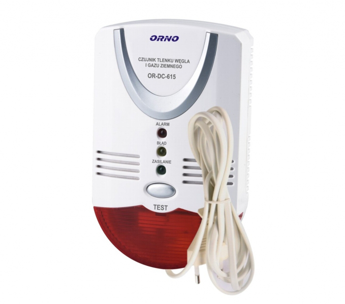 CZUJNIK TLENKU WĘGLA I GAZU ORNO OR-DC-615