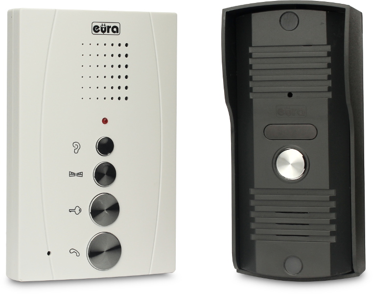 DOMOFON EURA ADP-11A3 ”INVITO” b/słuchawkowy biały