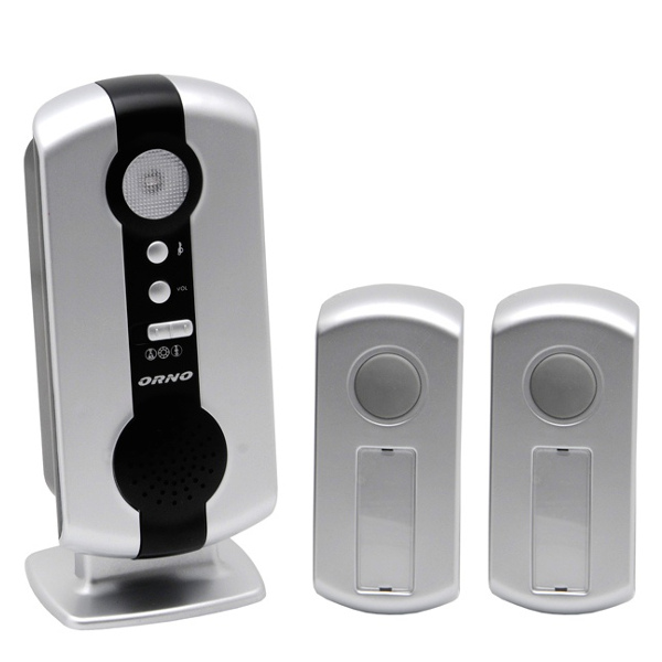Dzwonek bezprzewodowy ORNO OR-DB-QH-107 – 2x przycisk