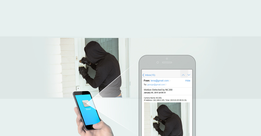 Bądź na bieżąco dzięki funkcji wykrywania ruchu i natychmiastowym powiadomieniom