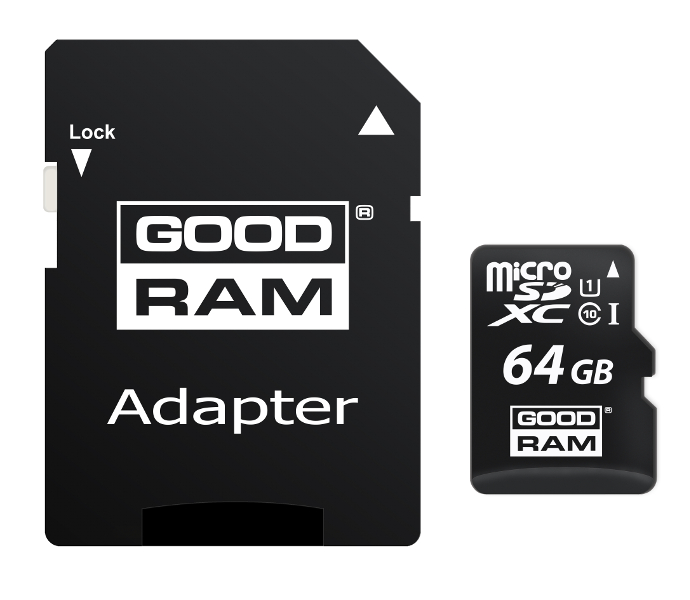 KARTA PAMIĘCI SD GOODRAM UHS1 CL10 64GB + ADAPTER