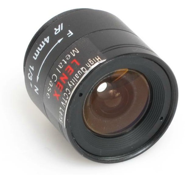 OBIEKTYW MPX CS 4MM IR F1.2