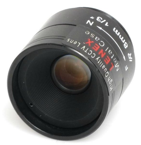 OBIEKTYW MPX CS 8MM IR F1.2