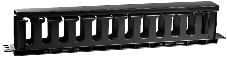 ORGANIZER KABLI 1U POZIOMY ZAMYKANY OGF-PM GETFORT