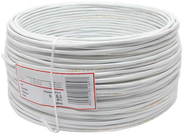 PRZEWÓD YTDY 6X0,5 – 50 METRÓW