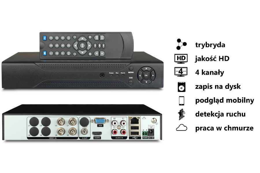 REJESTRATOR AHD KENIK KK-7004A-M