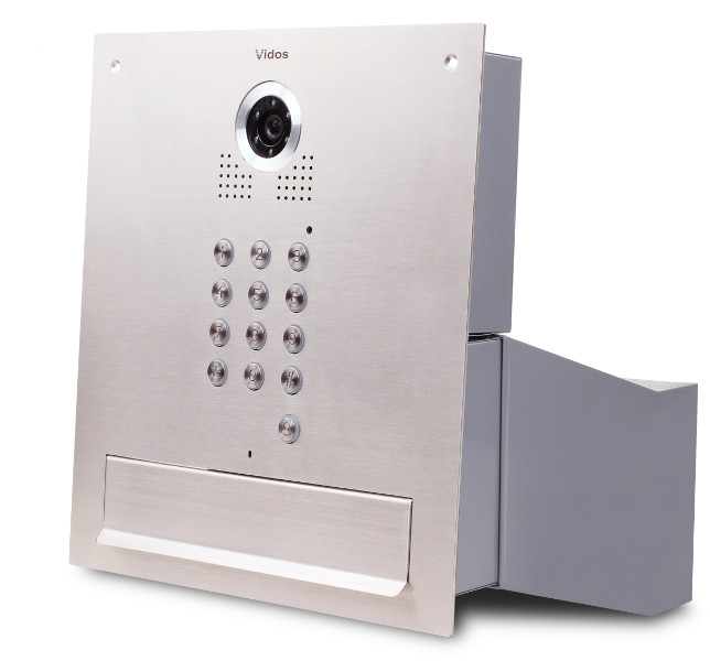 Skrzynka na listy VIDOS S561D-SK z wbudowanym wideodomofonem