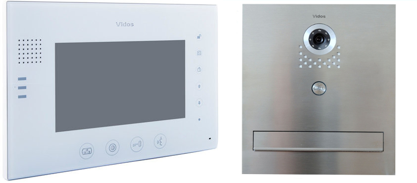 Skrzynka na listy Vidos z monitorem M670W-S1/S551-SK