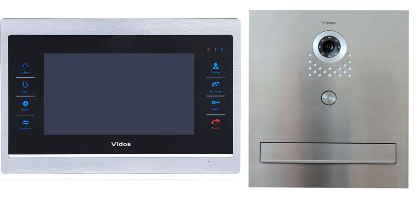 Skrzynka na listy Vidos z monitorem M901-S /S551-SK