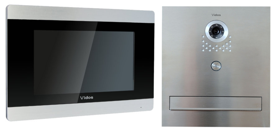 Skrzynka na listy Vidos z monitorem M903/S551-SK