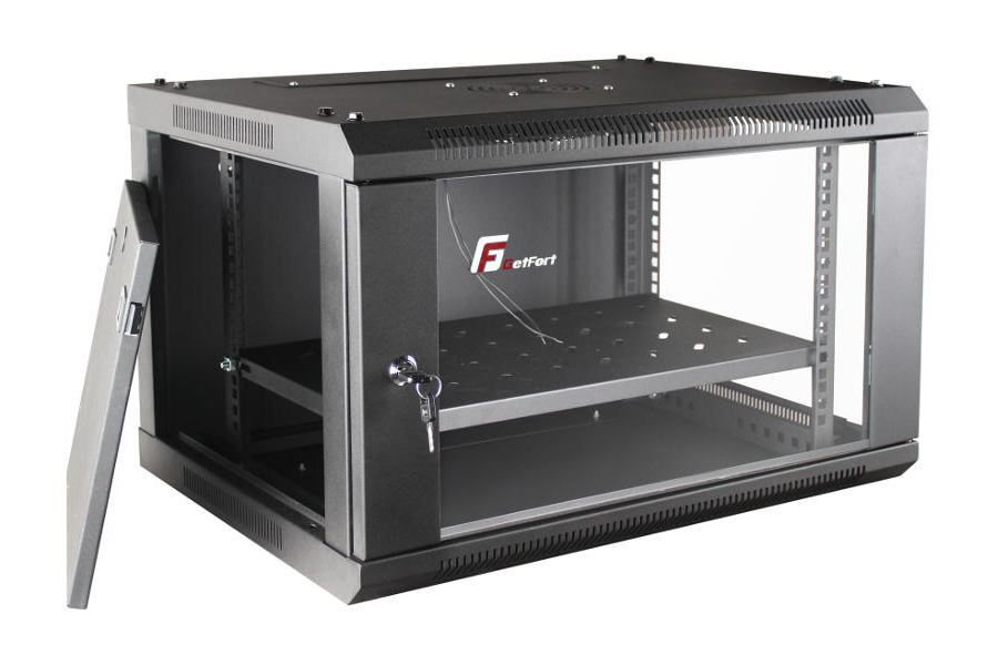 SZAFA RACKOWA GETFORT 19 CALI 6U 600X450 Wisząca Wyposażona