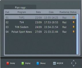 PRV Nagrywarki sygnału telewizji cyfrowej HD