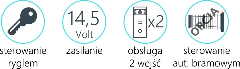 Unifon do systemów wideodomofonowych VIDOS M8W