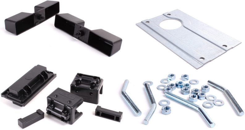 Nadajnik, odbiornik, fotokomórki oraz akcesoria montażowe