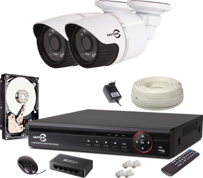Zestaw monitoringu 1 kamera 720P