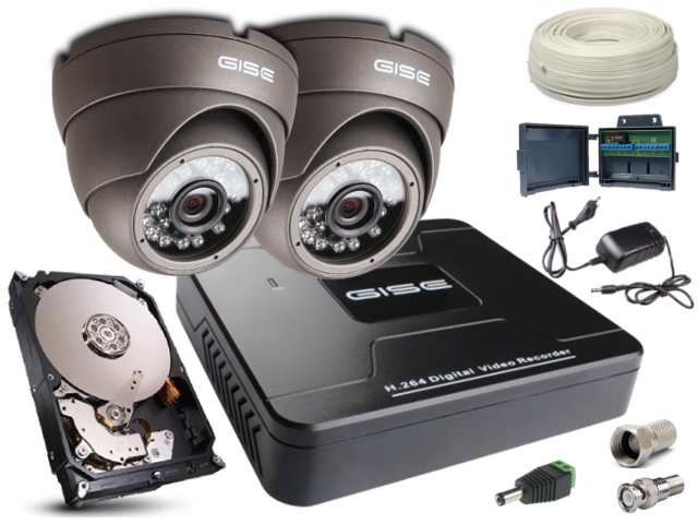 Zestaw monitoringu ahd 2 kamery 720P