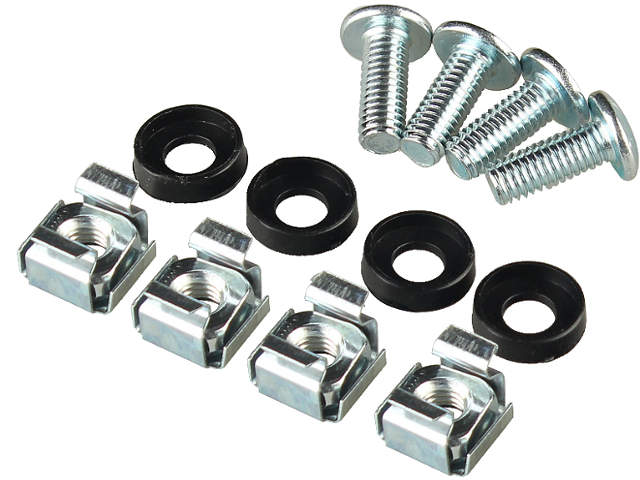 <b>2 x </b>ZESTAW MONTAŻOWY KOMPLET 4 ŚRUB DO SZAF RACK 1194