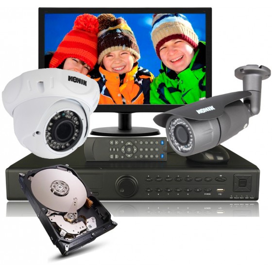 ZESTAW MONITORINGU IP 24 KAMERY z instalacją, cała Polska