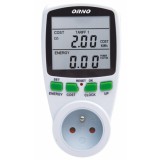 Watomierz licznik energii 2-taryfowy do gniazdka ORNO OR-WAT-408