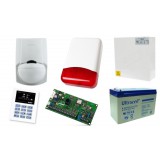 Alarm Satel CA-5 LED, 2xLC-100 PI, syg. zew. Beewell