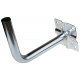 UCHWYT CORAB ŚCIENNY/BALKONOWY GIĘTY USBC-38/300 Z