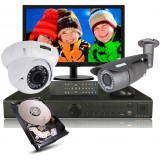 ZESTAW MONITORINGU IP 24 KAMERY z instalacją, cała Polska