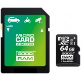 KARTA PAMIĘCI MICRO SD GOODRAM UHS1 CL10 U3 64GB + ADAPTER