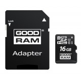 KARTA PAMIĘCI SD GOODRAM UHS1 CL10 16GB + ADAPTER