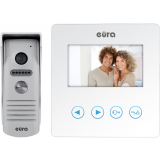 WIDEODOMOFON EURA VDP-16A3 SYRIUSZ BIAŁY kolor 4,3''