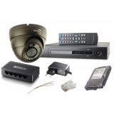Zestaw monitoringu 1 kamera 1080P