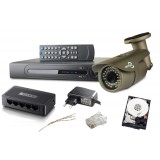 Zestaw monitoringu 2 kamery 720P