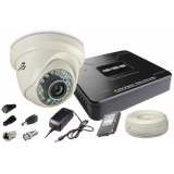 ZESTAW MONITORINGU ANALOGOWEGO 1 KAMERA 600TVL