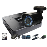 Zestaw monitoringu ahd 4 kamery 720P